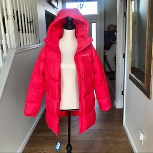 NWT Red Columbia Puffer Coat/Jacket SZ S